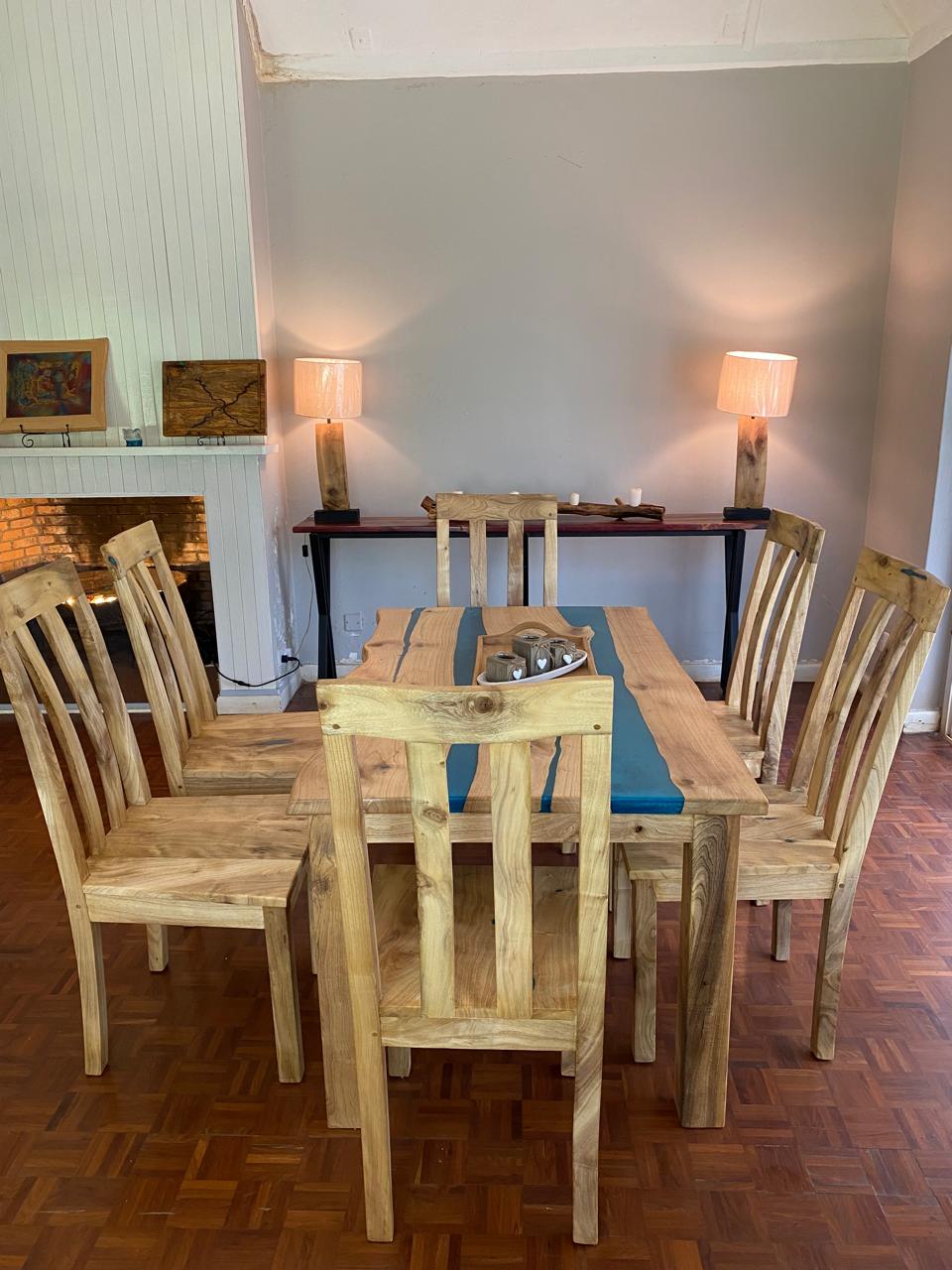 Elevating Your Dining Experience with Bespoke Wood and Resin Furniture