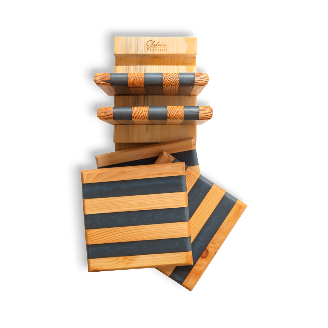 Wood  and Resin Stripes | Elefari Woodcraft