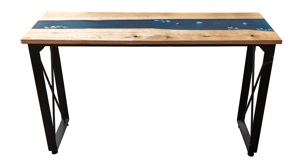 Meru Oak Console Table | Elefari Woodcraft