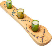 Cypress Candle Holder | Elefari Woodcraft