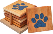 Coasters- Paw | Elefari Woodcraft