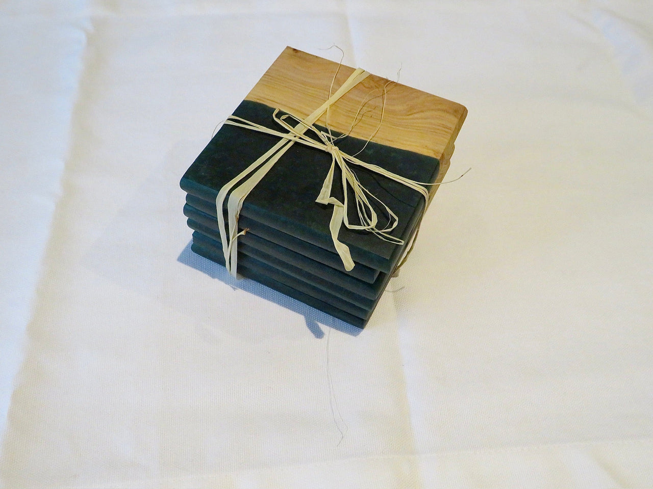 Green Resin Coasters | Elefari Woodcraft