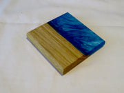 Red Resin Coasters | Elefari Woodcraft