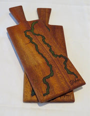 Burnt Serving Board | Elefari Woodcraft