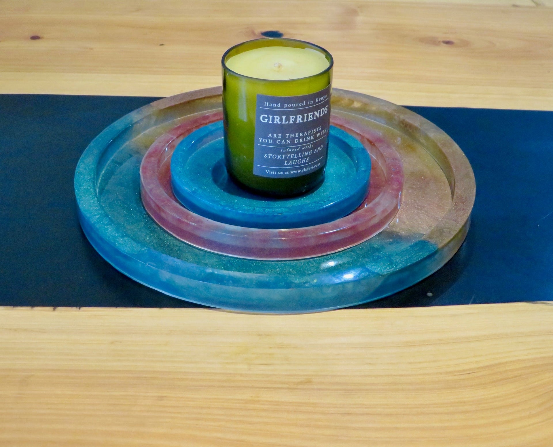 Candle-Girlfriends Are Therapists You Can Drink With Scented | Elefari Woodcraft