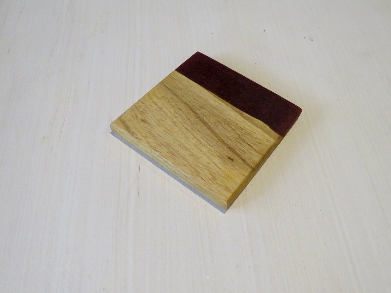 Red Resin Coasters | Elefari Woodcraft