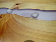 Resin River Charcuterie Board with Shells | Elefari Woodcraft
