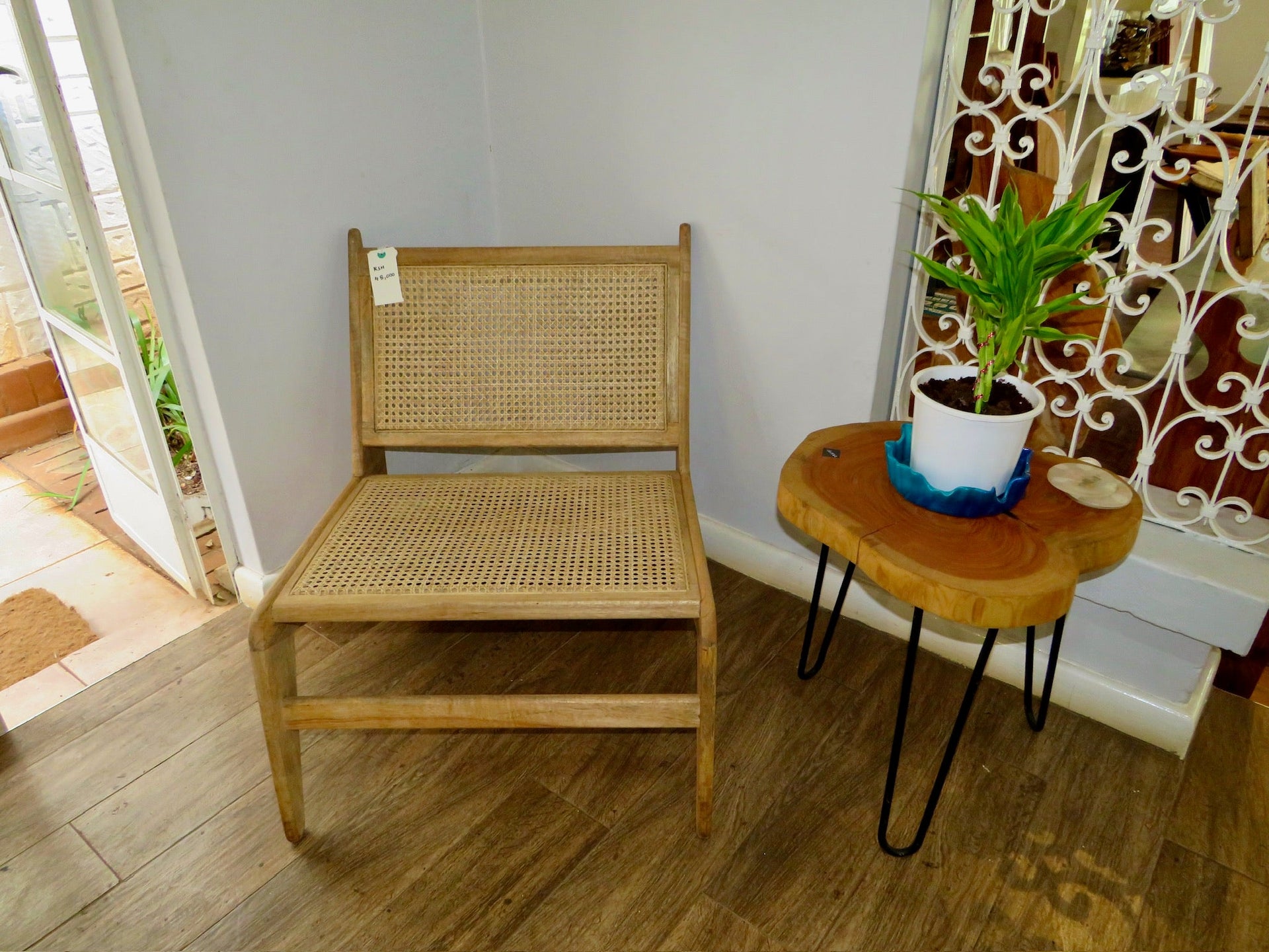 ZED Rattan Chair (Made to order) | Elefari Woodcraft