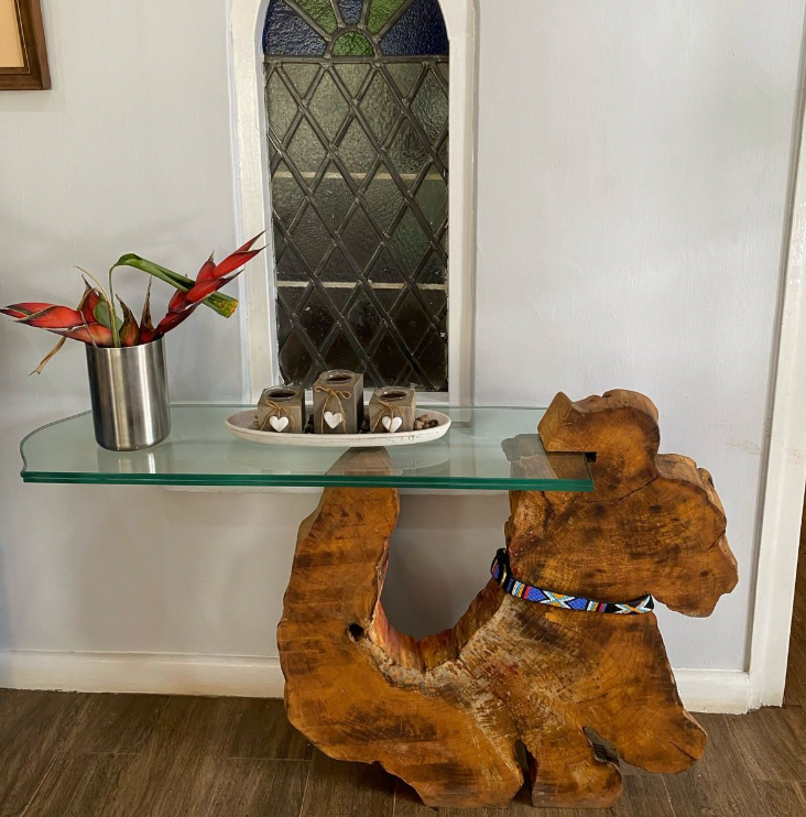 Shaggy Dog Live edge Console Table | Elefari Woodcraft