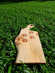 Paw Print Chopping Board | Elefari Woodcraft