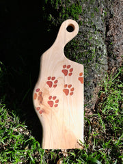 Paw Print Chopping Board | Elefari Woodcraft