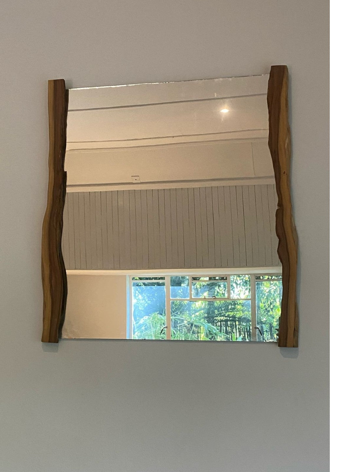Live Edge Teak Mirror