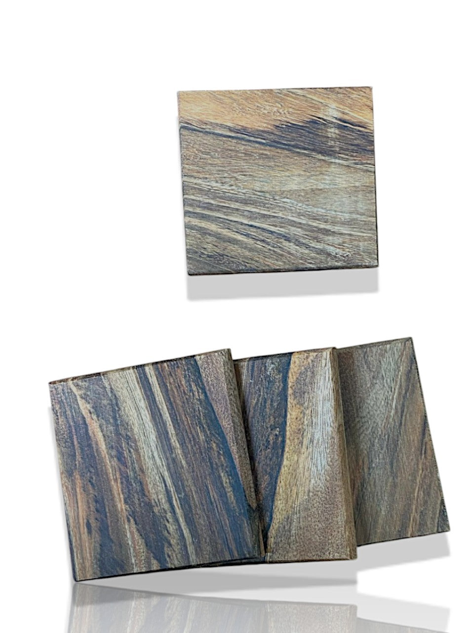 Natural Flow Coasters – Mango Wood | Elefari Woodcraft
