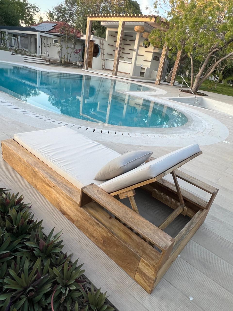 Mango Wood Sun Bed