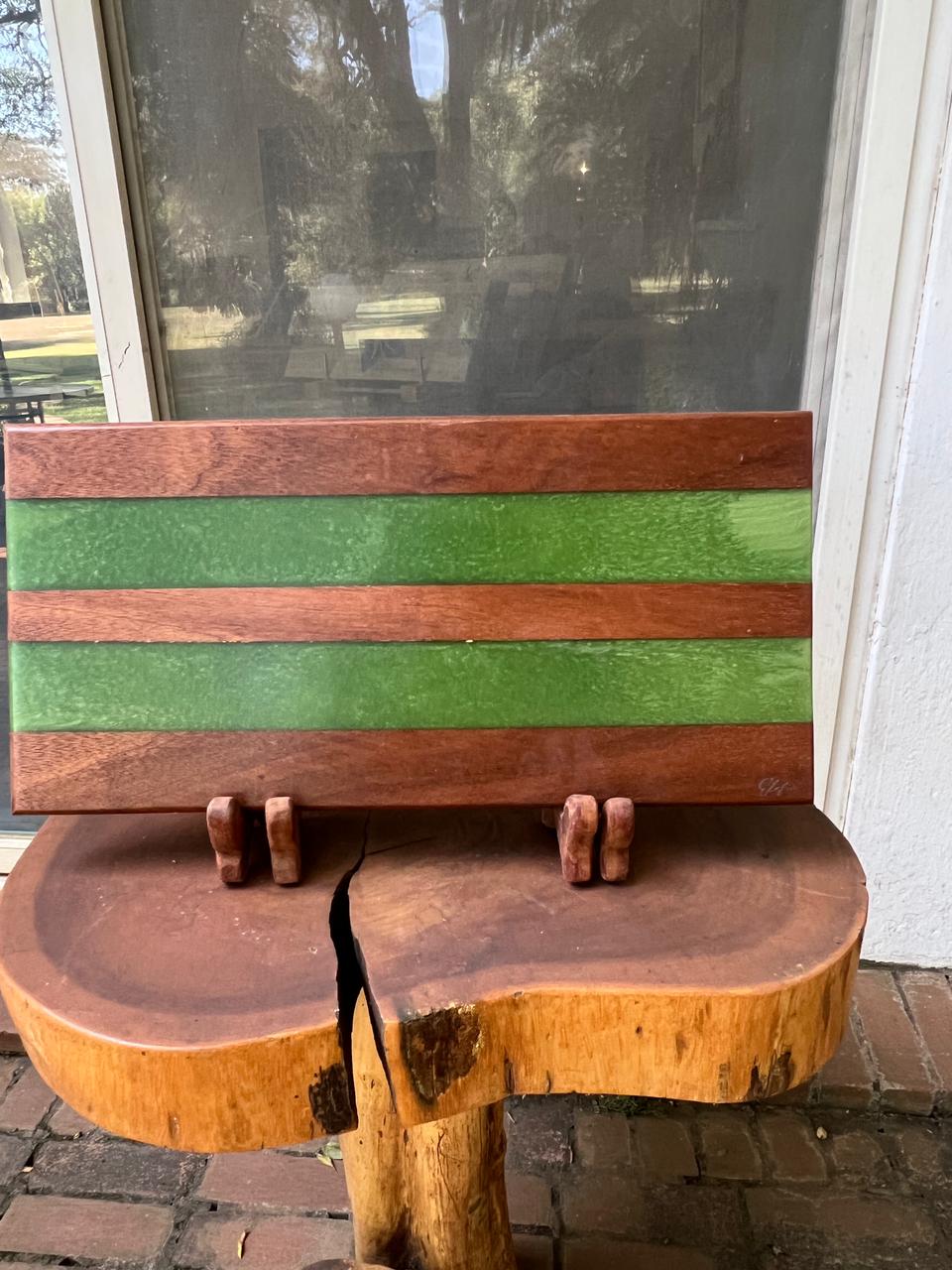 Mahogany Charcuterie Board | Elefari Woodcraft