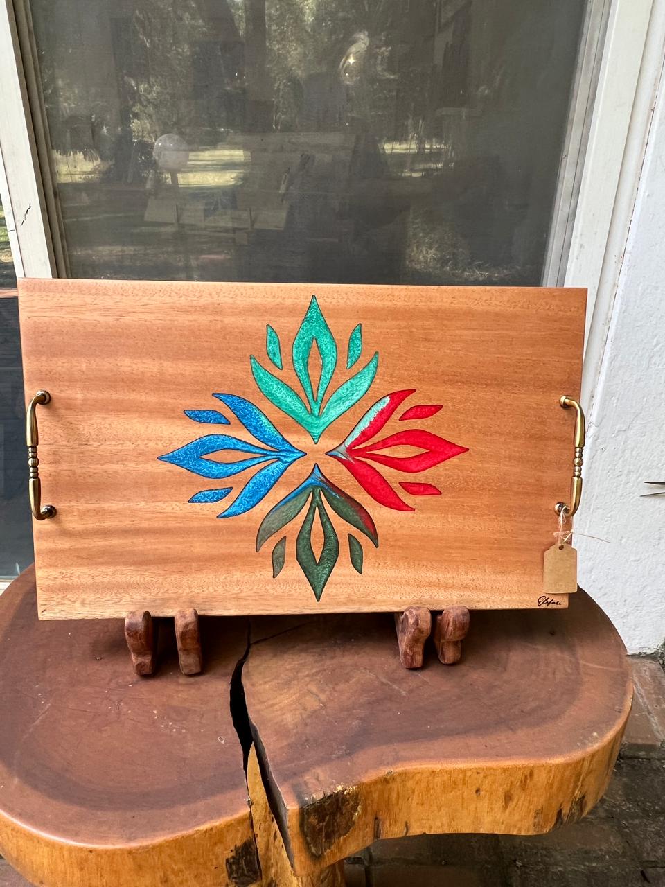 Multicolor Tray | Elefari Woodcraft