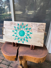 Meru Oak Resin Pattern Inlay | Elefari Woodcraft