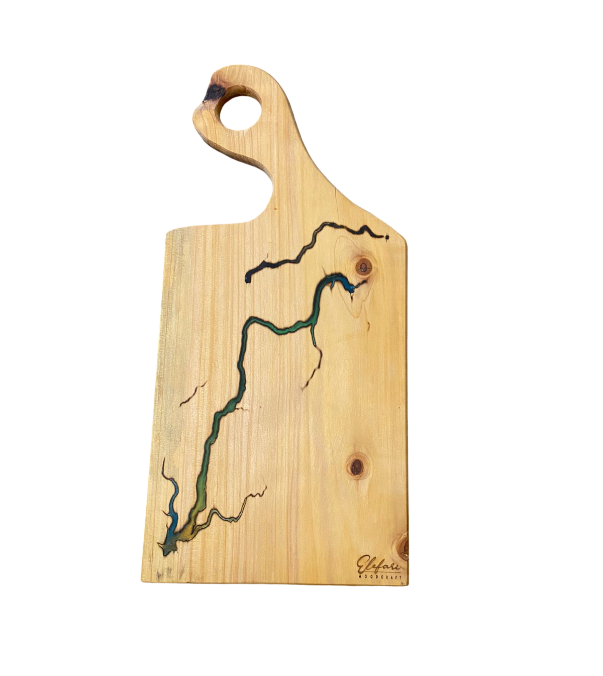 Burnt Chopping board | Elefari Woodcraft