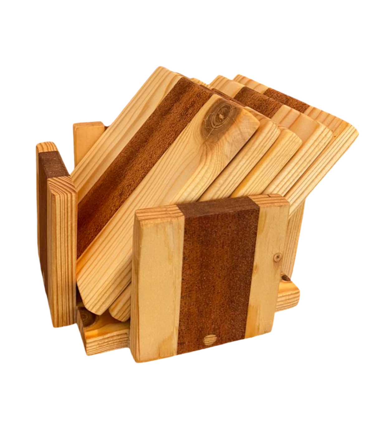 Contrasting Wood Coasters | Elefari Woodcraft
