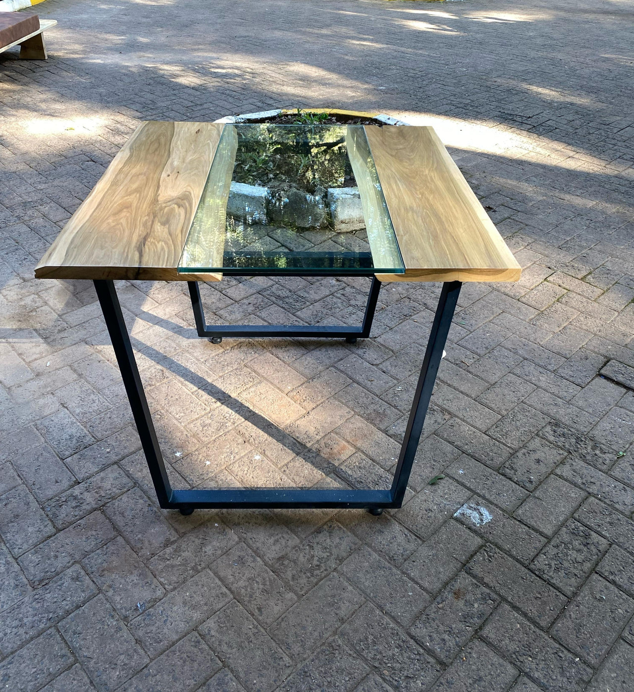Glass River Dining Table | Elefari Woodcraft