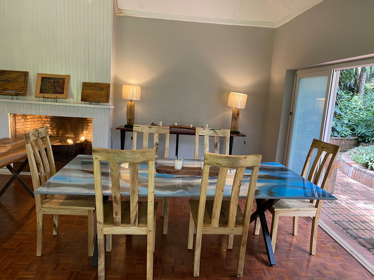 Faux Marble Table Top or Wall Decor( Made to Order) | Elefari Woodcraft