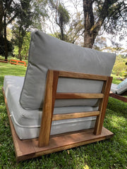 Mvule Sun Bed( Made to Order) | Elefari Woodcraft