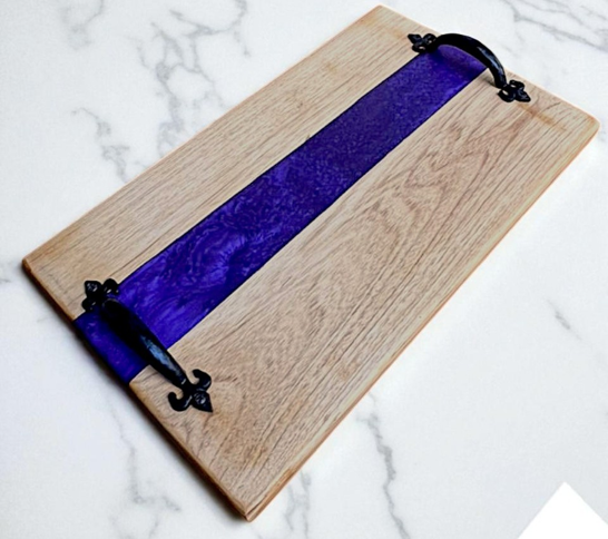 The Royal River Serving Board | Elefari Woodcraft