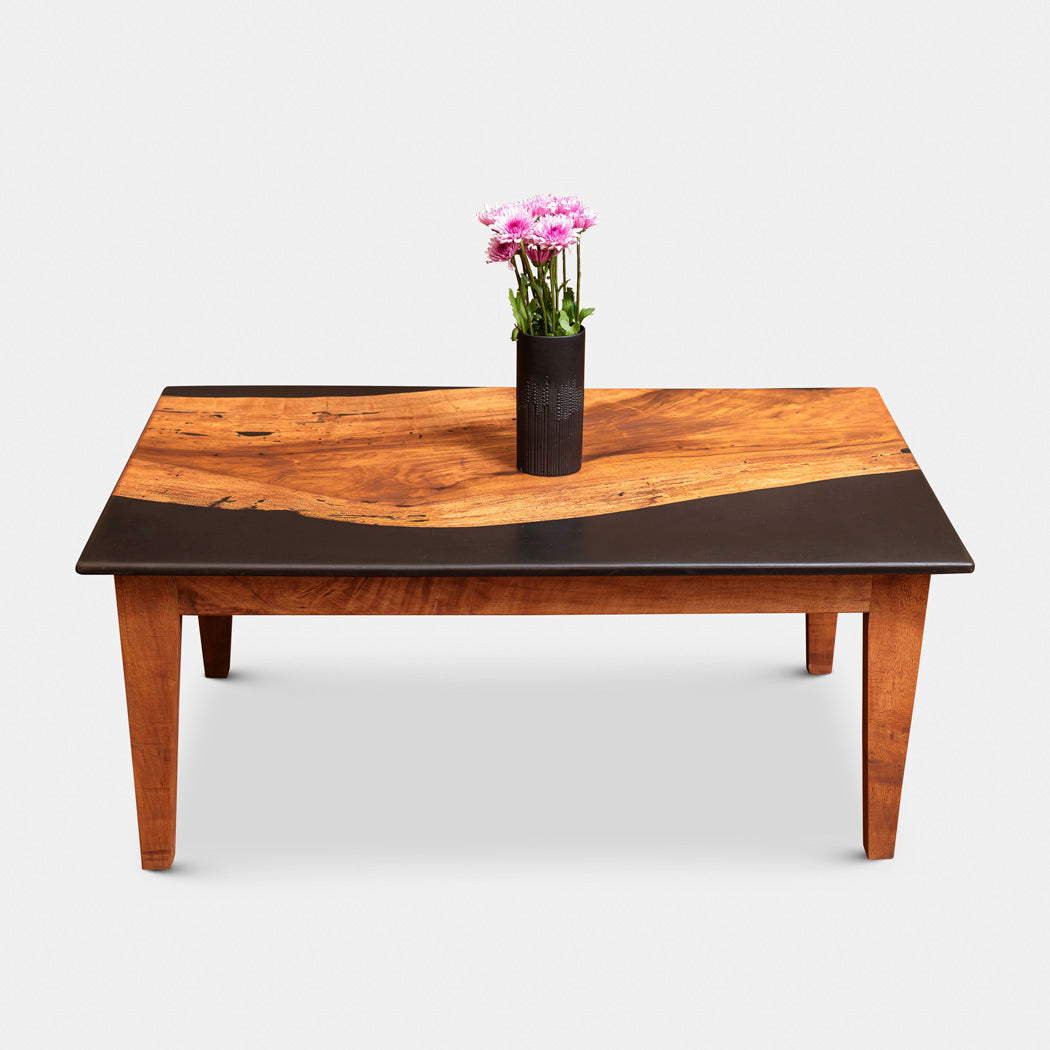 Coffee Table-Black Slide (Copy) | Elefari Woodcraft