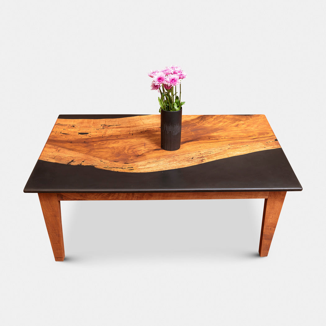 Coffee Table-Black Slide (Copy) | Elefari Woodcraft