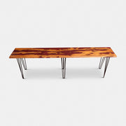 Flowing Lava Console Table | Elefari Woodcraft