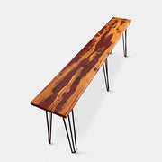 Flowing Lava Console Table | Elefari Woodcraft