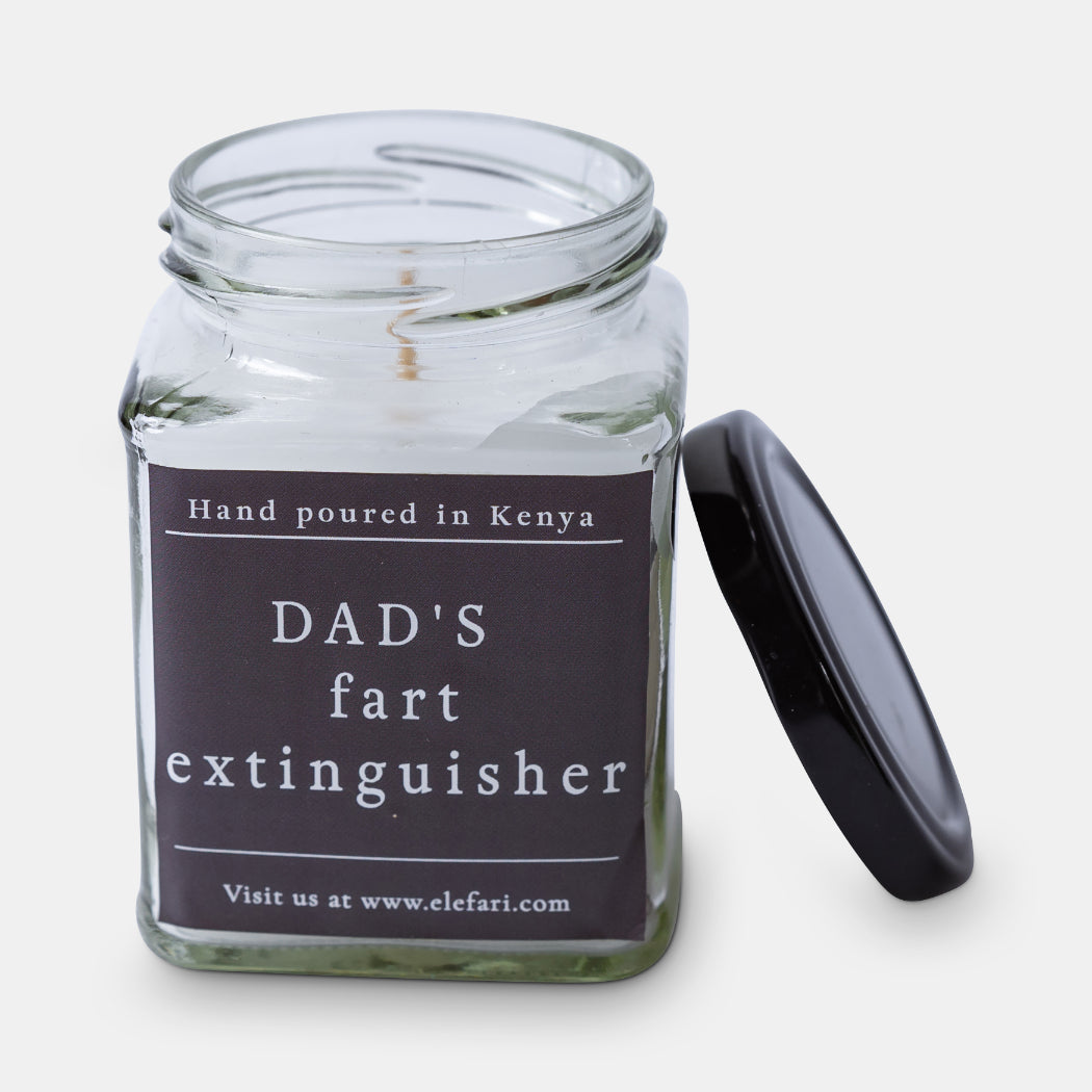 Dad's Fart Extinguisher Scented Candle | Elefari Woodcraft