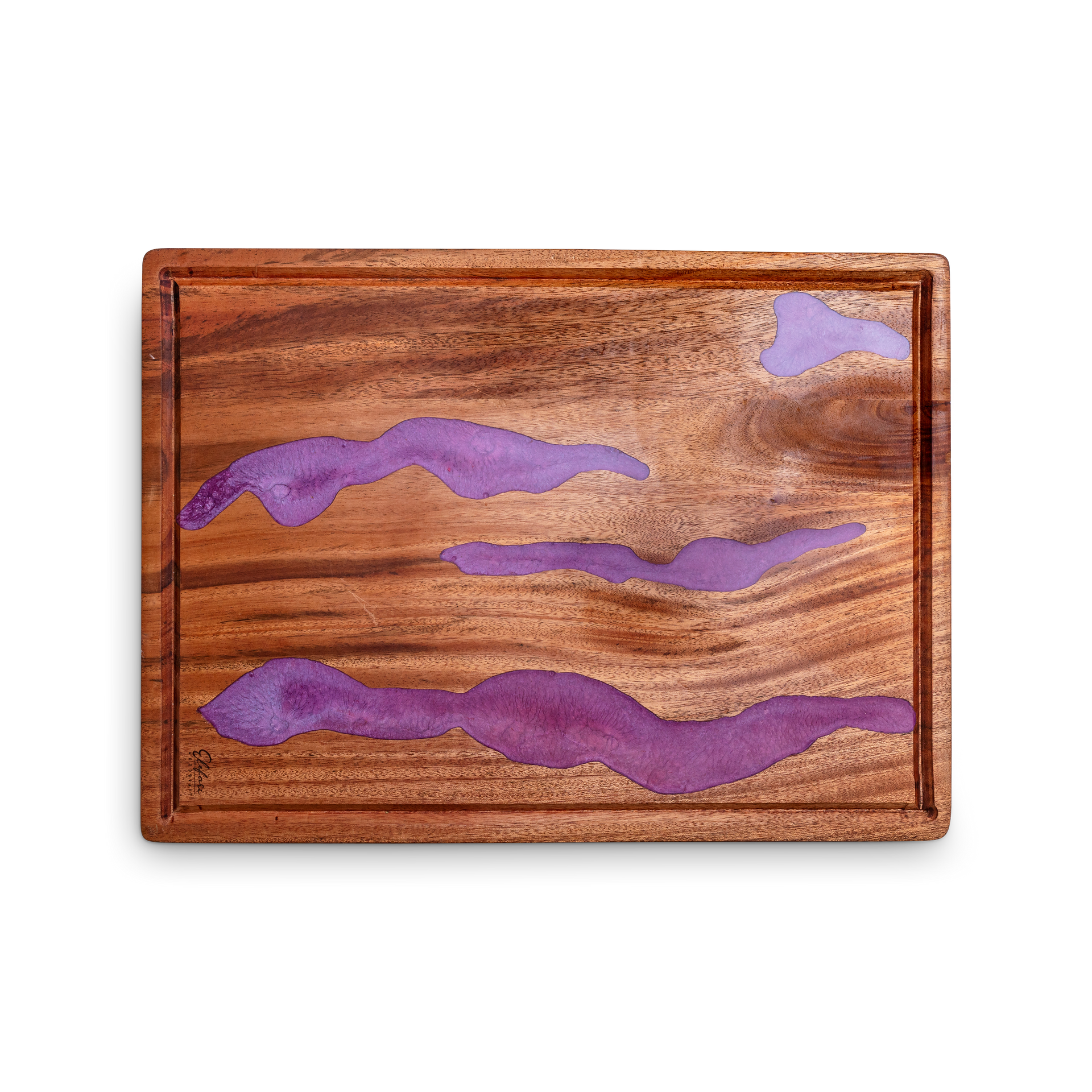 Purple Islands Butcher's Block | Elefari Woodcraft