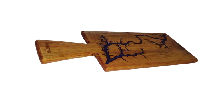 Engraved Burnt Serving Board | Elefari Woodcraft